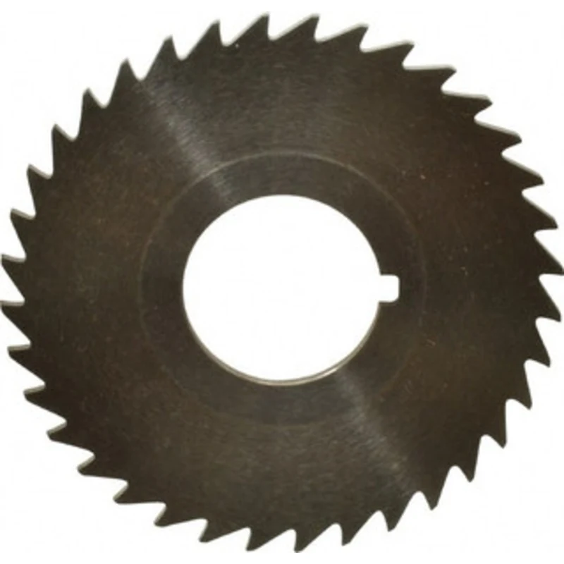 KEO 2-1/2 x 1/16, 7/8 Arbor, 36-Tooth High Speed Steel Slitting & Slotting Saw Uncoated, RH Cut, Straight Teeth, Conc...